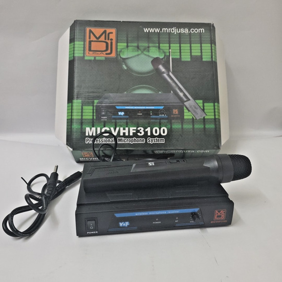 MR DJ MICVHF3100 Wireless Dual-Channel Handheld design Microphone System - Picture 7 of 7